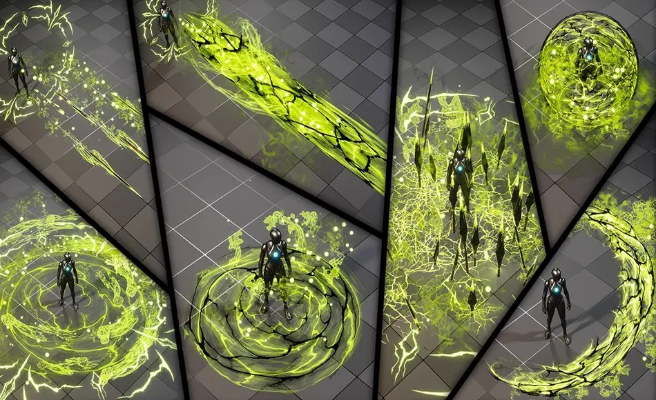 【UE5】毒魔法术特效 Poison Magic Niagara