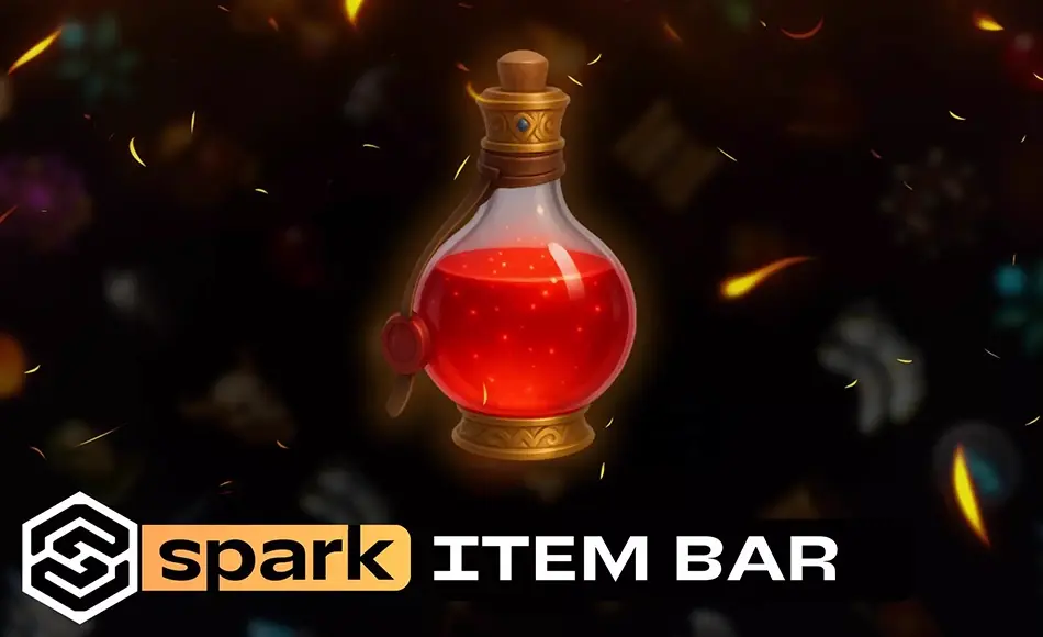 Unity插件 – 无代码游戏框架 Item Bar – Spark Plugin