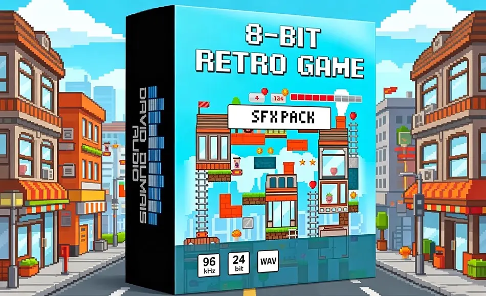 Unity音效 – 复古游戏音效包 8-Bit Retro Game SFX Pack