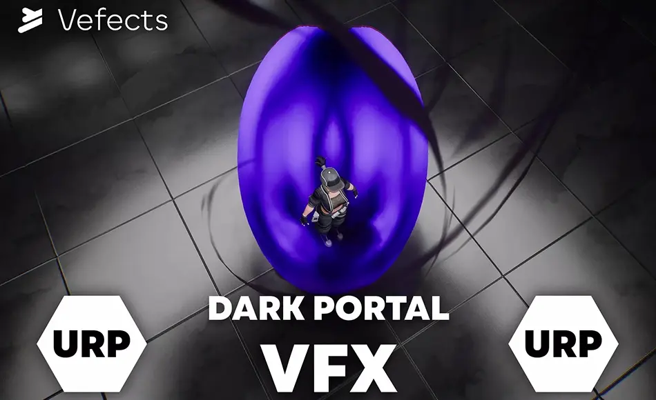 Unity特效 – 传送门视觉特效 Dark Portal VFX – URP