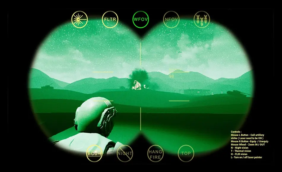 【UE5】夜视镜效果 Working Night Vision Goggles