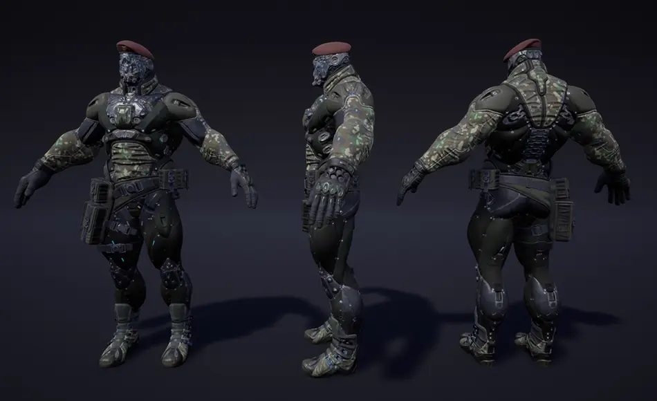 【UE5】叛逆者科幻角色 Sci-Fi Character 08 (Renegade)