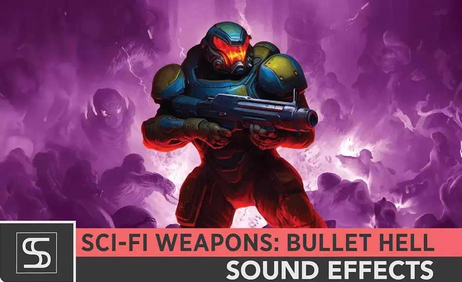 Unity音效 – 科幻武器音效包 Sci-Fi Weapons: Bullet Hell Sound Effects Pack