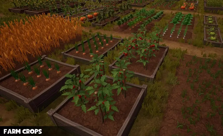 Unity资产 – 农作物资产包 Farm Crops