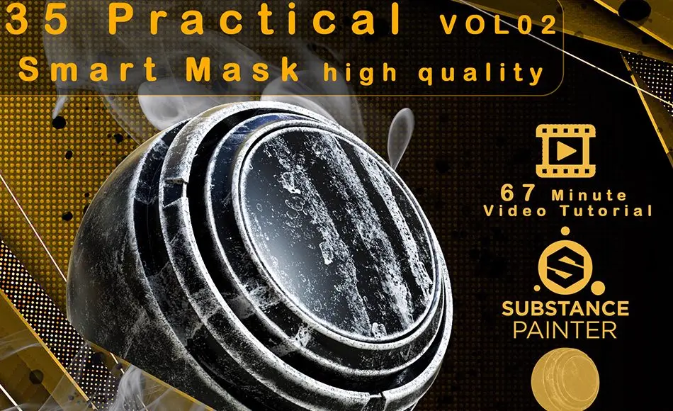 SP材质 – 高细节智能遮罩 35 Practical and useful smart mask high quality + Video Tutorial – VOL 02