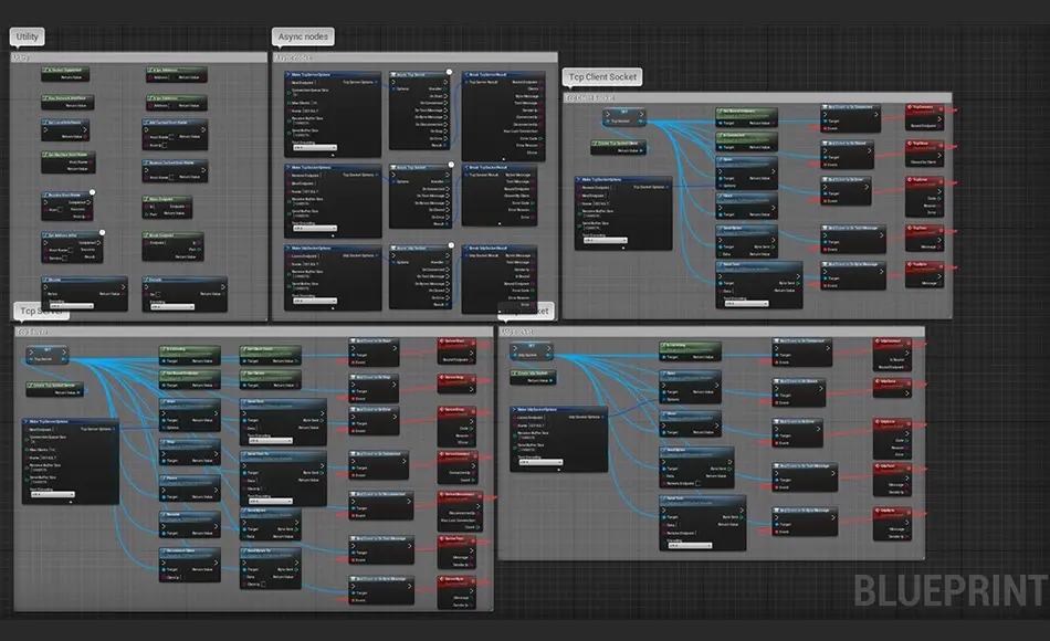 UE5插件 – [Blueprint] Socket Helper (TCP-UDP Client-Server)
