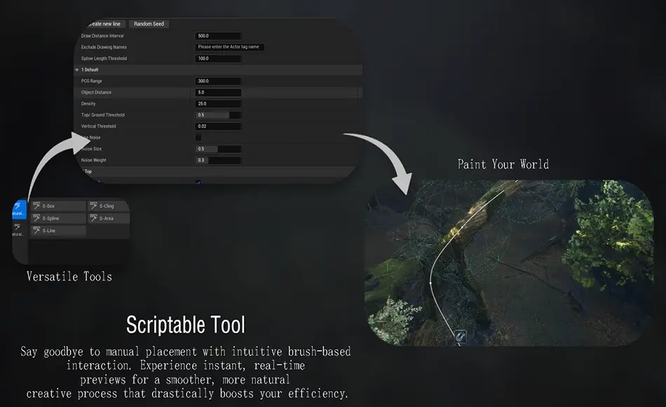 【UE5】自然环境创建工具 Natural_PCGTools