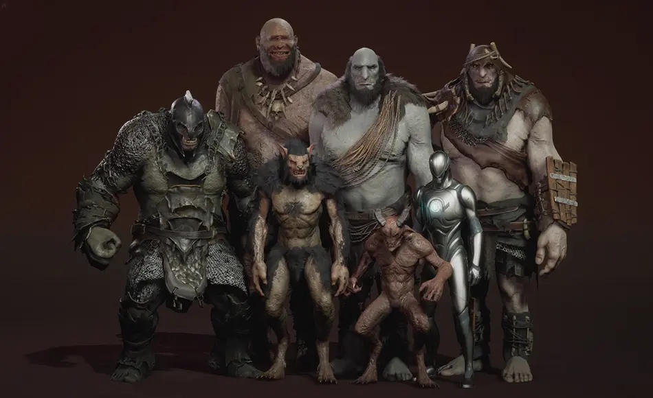 【UE5】怪物角色包 Monster Pack