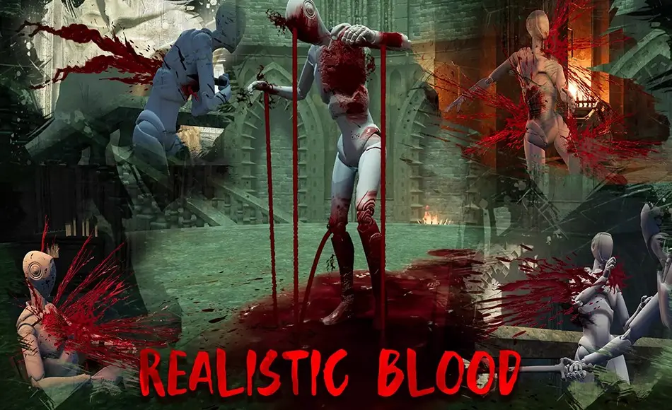 Unity特效 – 血液特效 Realistic Blood VFX (Blood Effects,Blood, Blood VFX)