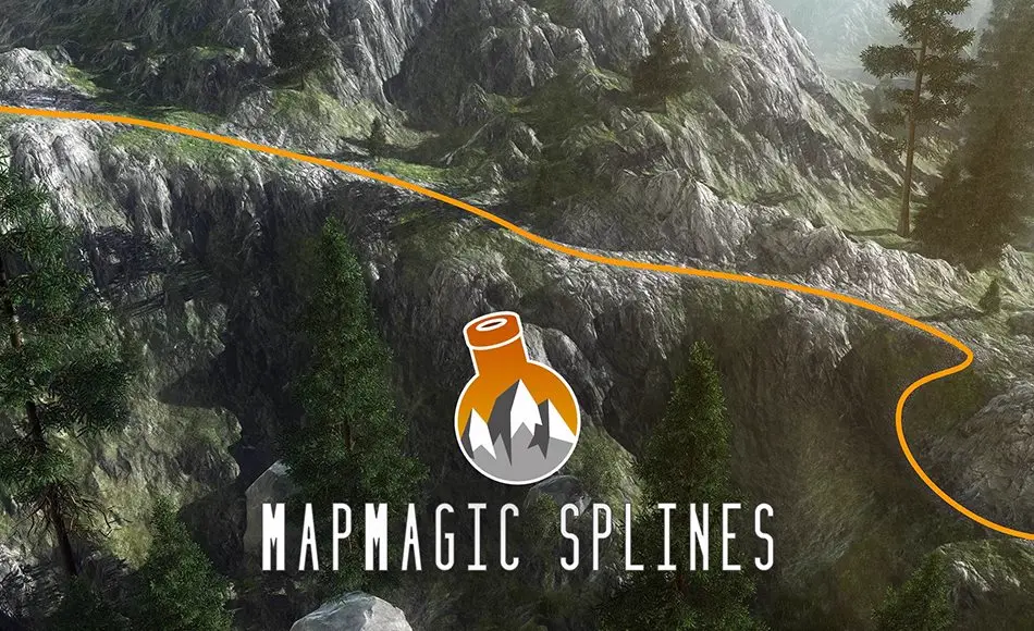 Unity插件 – 地图样条曲线插件 MapMagic 2 Splines (Beta)