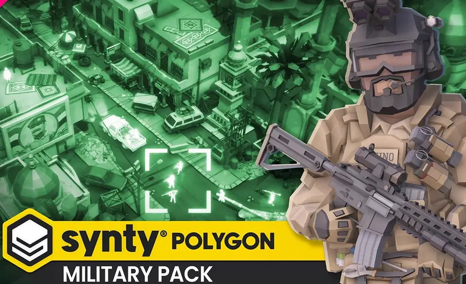 Unity资产 – 风格化军事环境 POLYGON – Military Pack Unity资产 – 风格化军事环境 POLYGON – Military Pack
