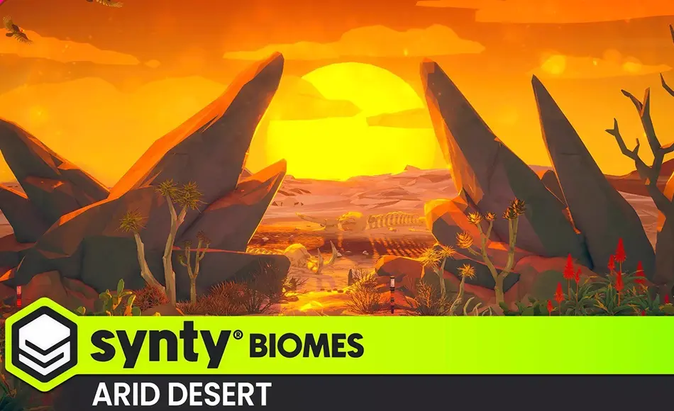 Unity场景 – 风格化干旱沙漠 Arid Desert – Nature Biomes Low Poly 3D Art Unity场景 – 风格化干旱沙漠 Arid Desert – Nature Biomes Low Poly 3D Art
