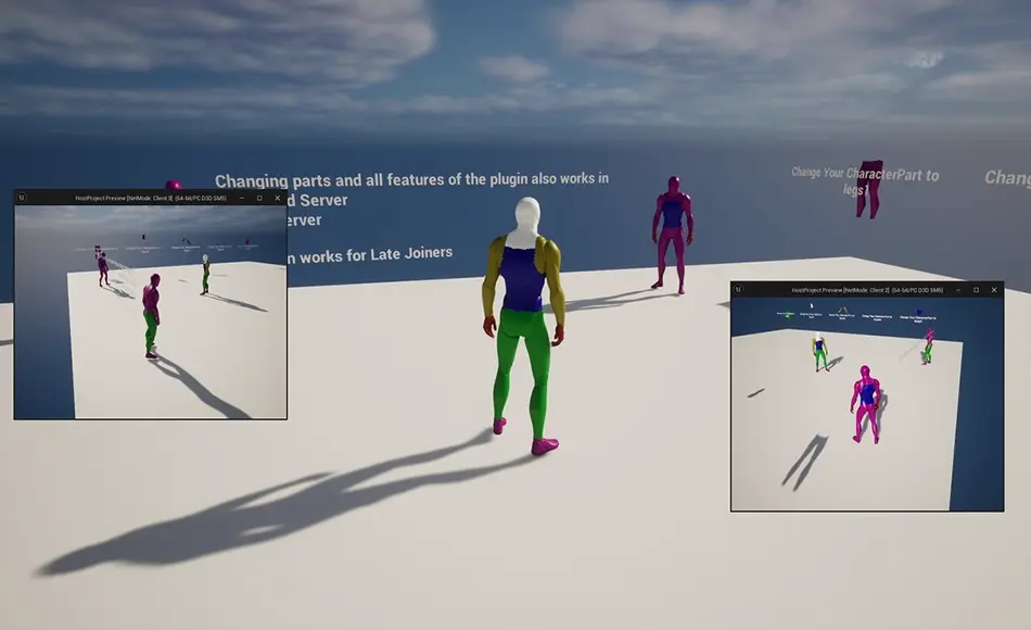 UE5插件 – 角色自定义插件 ModuFusion: Character Customization Unleashed