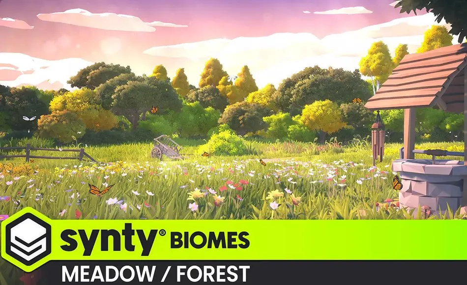 Unity场景 – 风格化草地森林 POLYGON Meadow Forest – Nature Biomes – Low Poly 3D Art Unity场景 – 风格化草地森林 POLYGON Meadow Forest – Nature Biomes – Low Poly 3D Art