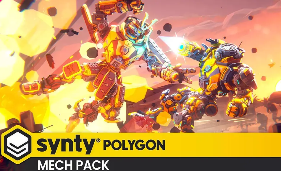 Unity资产 – 风格化机甲装备 POLYGON – Mech Pack – Low Poly 3D Art Unity资产 – 风格化机甲装备 POLYGON – Mech Pack – Low Poly 3D Art