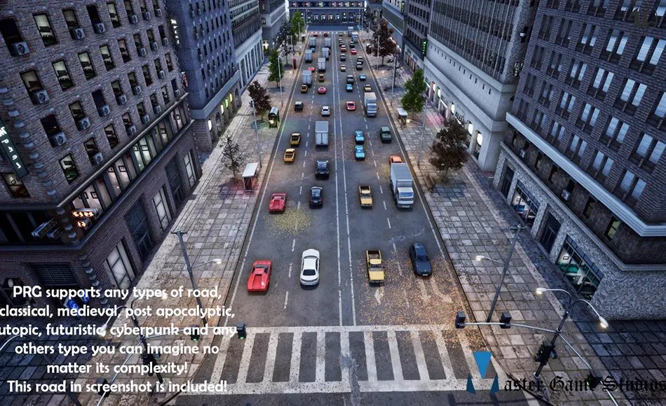 UE5插件 – 程序化道路生成器 Procedural Road Generator