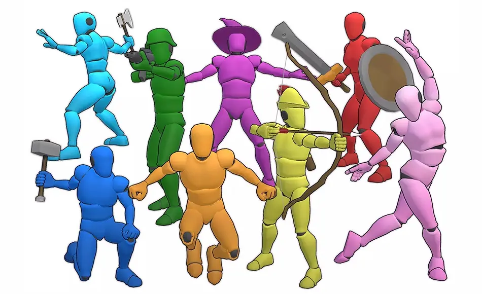 Unity动画 – 人类卡通动画包 Human Mega Animations Pack Unity动画 – 人类卡通动画包 Human Mega Animations Pack