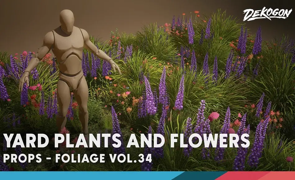 【UE5】植物模型 Foliage VOL.34- Yard Plants and Flowers (Low Poly) 【UE5】植物模型 Foliage VOL.34- Yard Plants and Flowers (Low Poly)