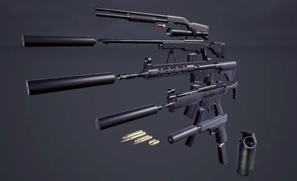 【UE5】战术突击步枪 VR Weapons Kit – Tactical Assault guns update v2.2 【UE5】战术突击步枪 VR Weapons Kit – Tactical Assault guns update v2.2