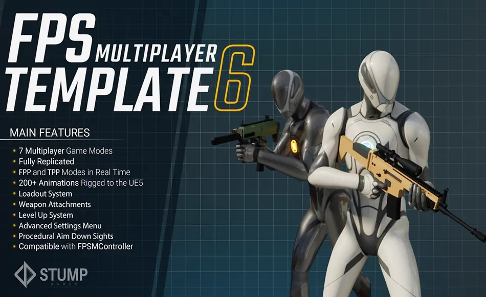 【UE5】FPS多人游戏开发模板 FPS Multiplayer Template 6 【UE5】FPS多人游戏开发模板 FPS Multiplayer Template 6
