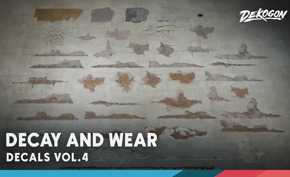【UE5】贴图材质 Decals VOL.4 – Decay