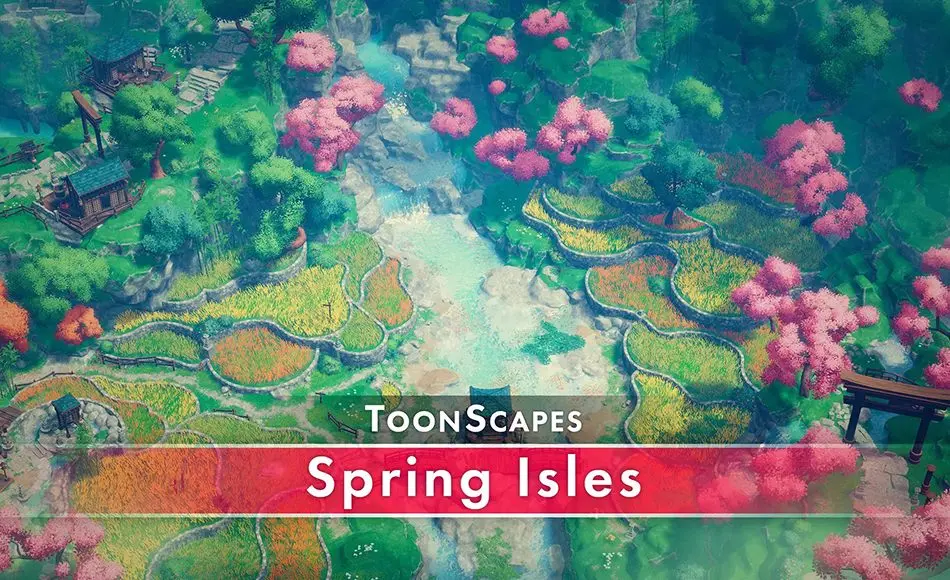 Unity场景 – 风格化卡通岛屿 ToonScapes: Spring Isles