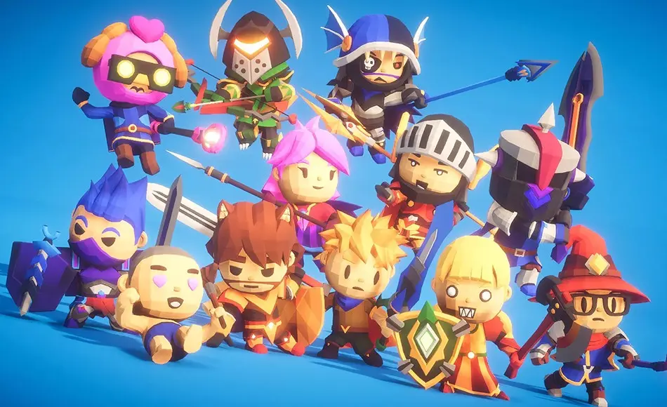 Unity角色 – 卡通角色扮演游戏角色 RPG Tiny Hero Wave Polyart Unity角色 – 卡通角色扮演游戏角色 RPG Tiny Hero Wave Polyart