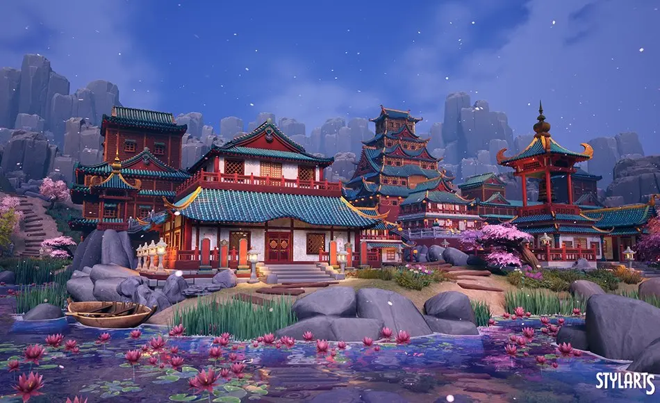 【UE5】风格化中国寺庙 Stylized Chinese Temple
