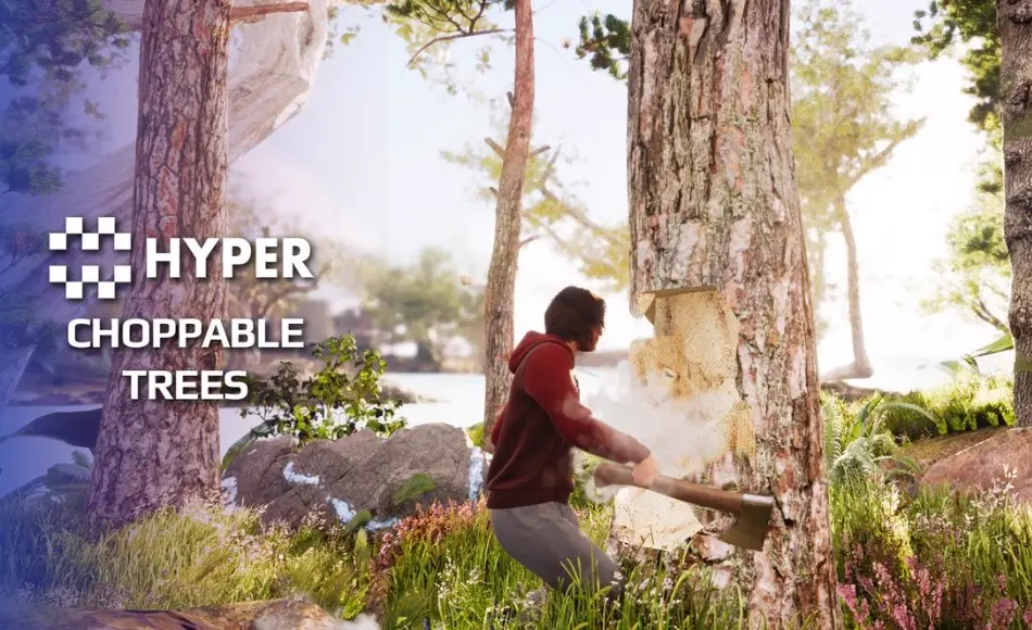 【UE5】游戏树木砍伐系统 Hyper Choppable Trees v4 【UE5】游戏树木砍伐系统 Hyper Choppable Trees v4
