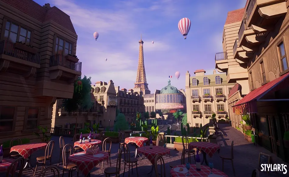 【UE5】风格化巴黎城市 Stylized Paris City