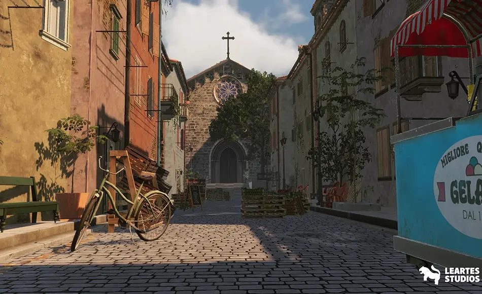 Unity场景 – 意大利小巷环境 Italian Alley
