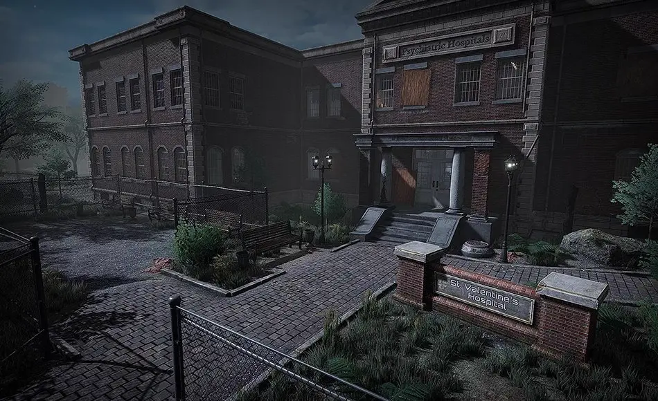 Unity场景 – 废弃医院 Abandoned Psychiatric Hospital
