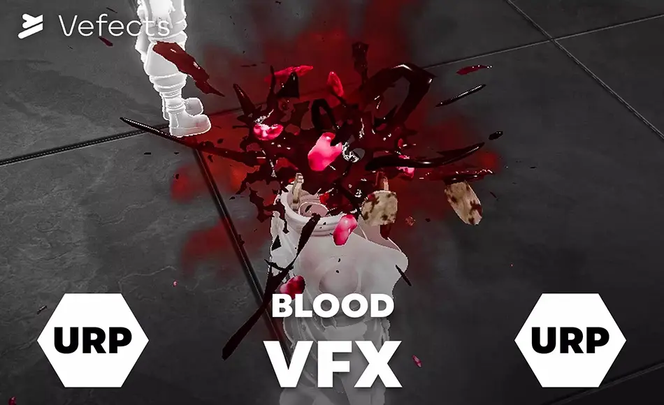 Unity特效 – 血液特效 Blood VFX – URP