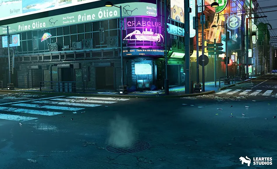 Unity场景 – 赛博朋克城市环境 Cyberpunk City / Recife Environment