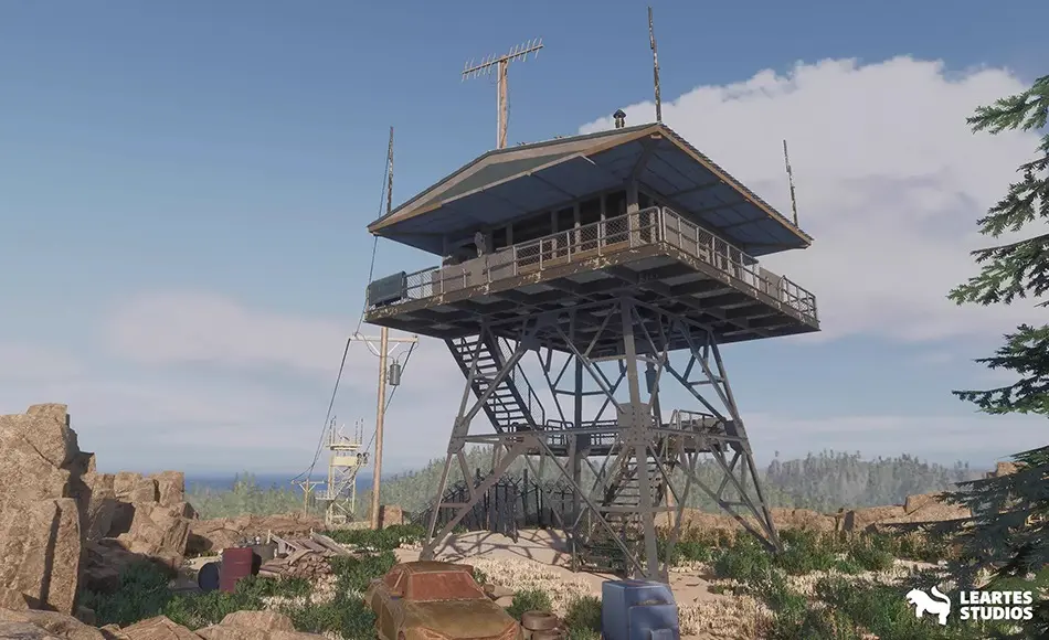Unity场景 – 瞭望塔场景环境 Fire Watch Tower Environment ( Nature , Mountains , Landscape )
