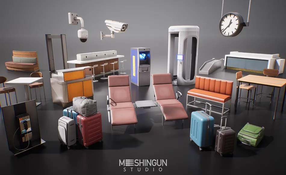 【UE5】机场套装 Airport Set Vol1