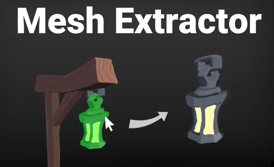 Unity插件 – 模型分离插件 Mesh Extractor 2 – Separate meshes, materials and textures
