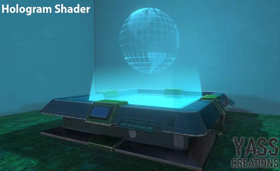 Unity材质 – 全息材质 Hologram Shader – Yass Creations