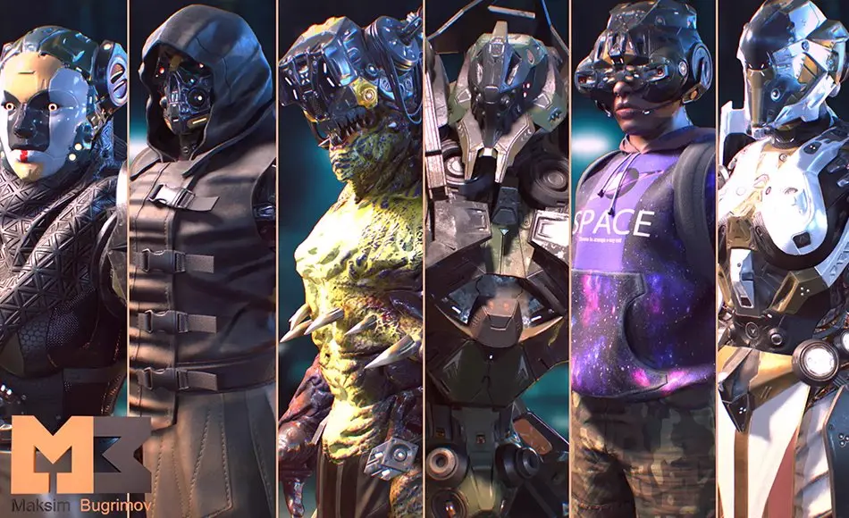 Unity角色 – 科幻角色包 Sci-Fi Characters (Pack) Vol.2
