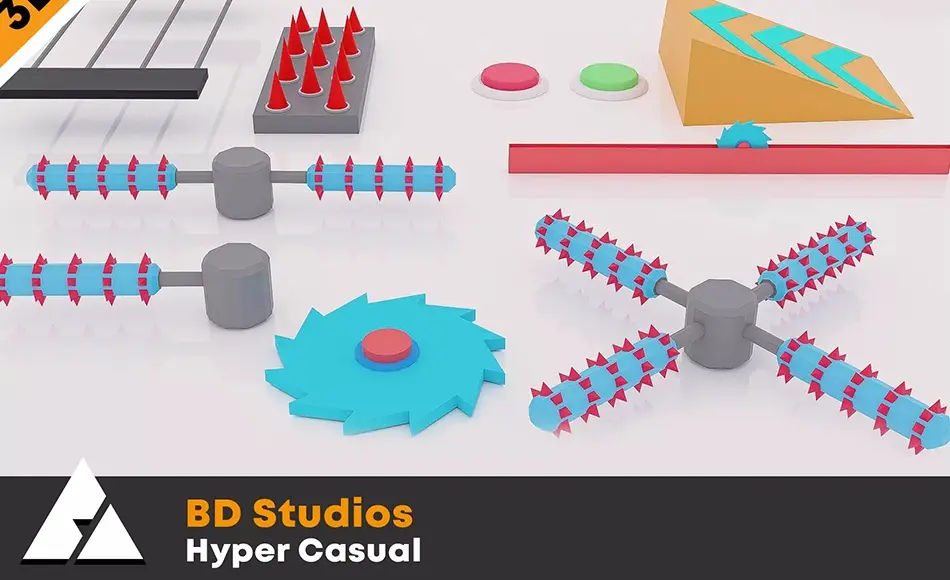 Unity资产 – 休闲游戏资产包 Hyper Casual Pack Unity资产 – 休闲游戏资产包 Hyper Casual Pack
