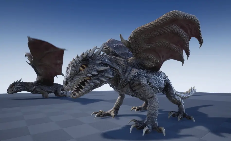 【UE5】沙漠恐龙 DESERT DRAGON