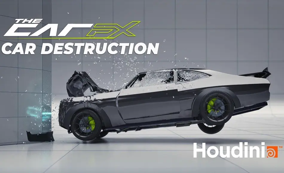 【中文字幕】汽车碰撞特效模拟 The CarFX – Houdini Car Destruction 【中文字幕】汽车碰撞特效模拟 The CarFX – Houdini Car Destruction