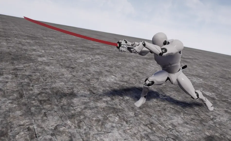 【UE5】武士刀格斗动画 GhostSamurai Katana