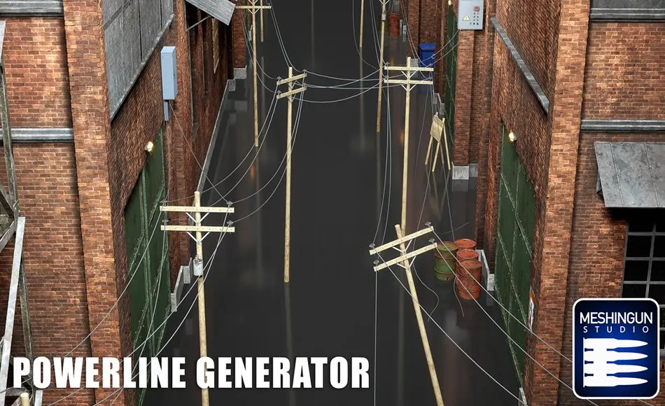 【UE5】电线生成工具 Powerline Generator