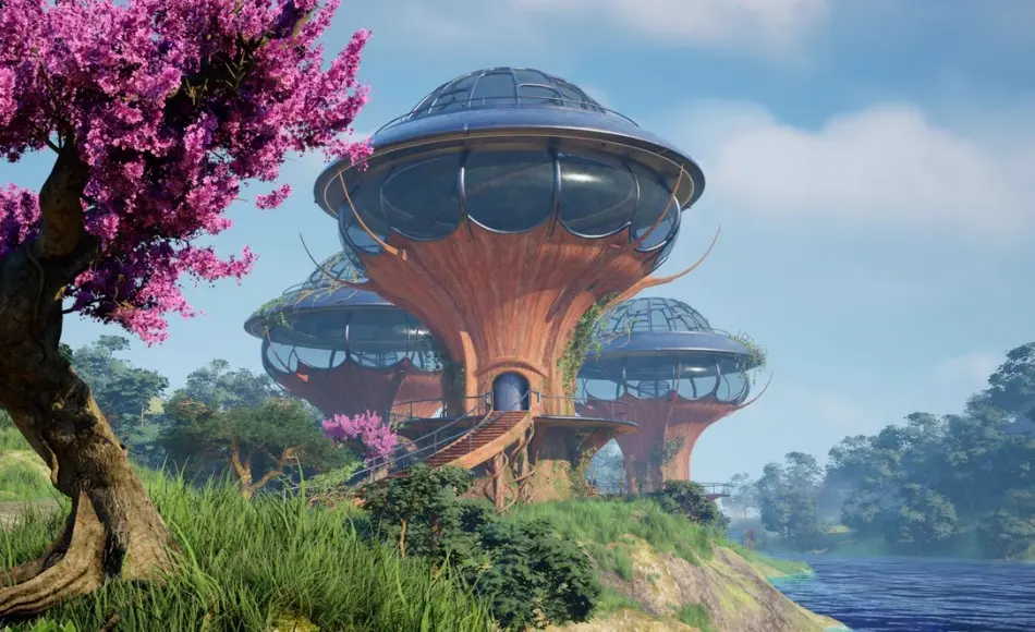 【UE5】未来主义房屋 Futuristic House. Pack 1