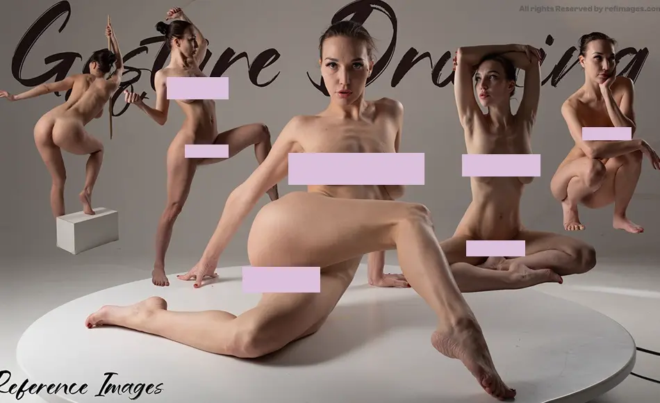 1670 张女性姿态绘画参考图 1670+ Powerful Gesture Drawing Reference Images