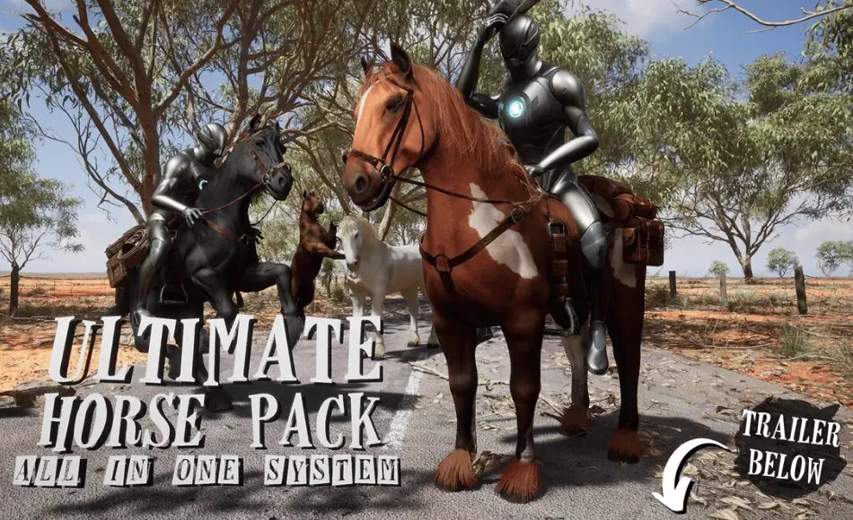 【UE5】终极马匹系统 Ultimate Horse System (Horse, Horse Riding, Horse System, Mount, Rideable Horse) 【UE5】终极马匹系统 Ultimate Horse System (Horse, Horse Riding, Horse System, Mount, Rideable Horse)