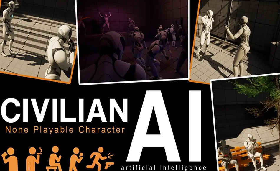 【UE5】角色行为树系统 Civilian NPCs AI – Smart Crowd & Behavior System for UE5 【UE5】角色行为树系统 Civilian NPCs AI – Smart Crowd & Behavior System for UE5