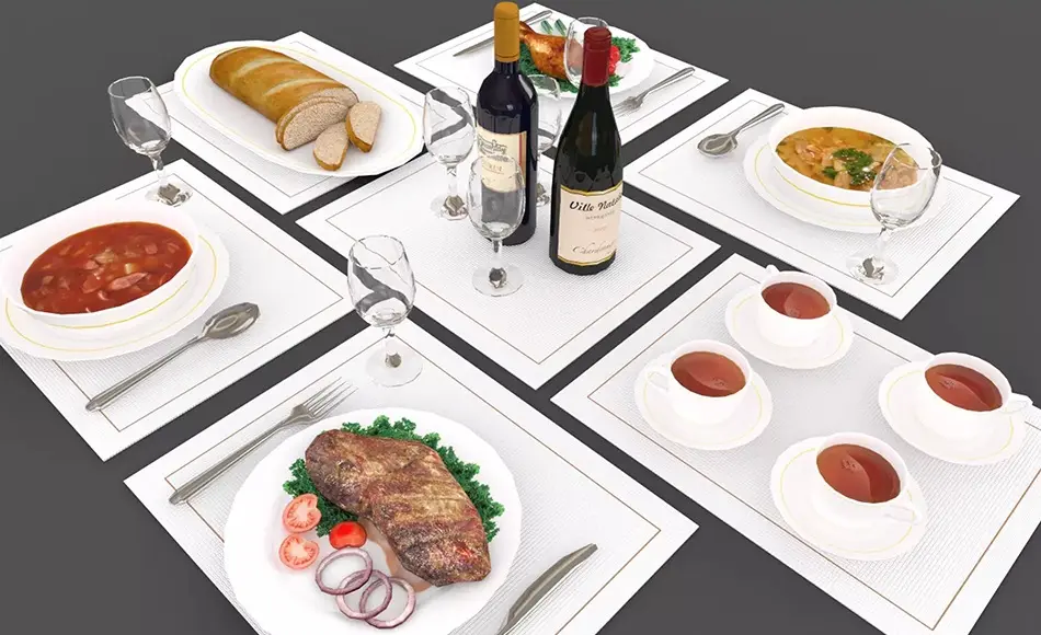 Unity资产 – 游戏食物道具 Food and Drinks