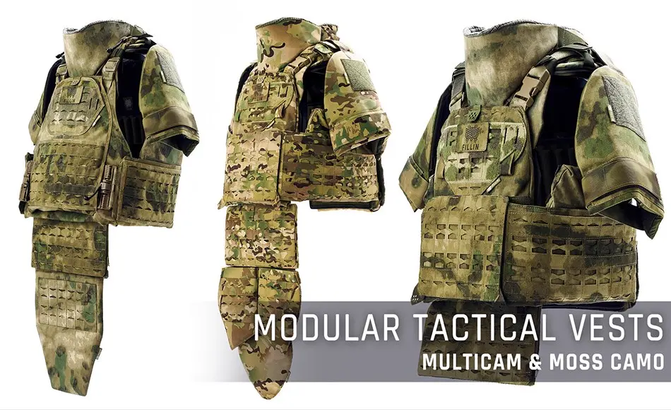 模块化战术背心 Modular Tactical Vests 360° – Multicam & Moss Camo | Reference Pack